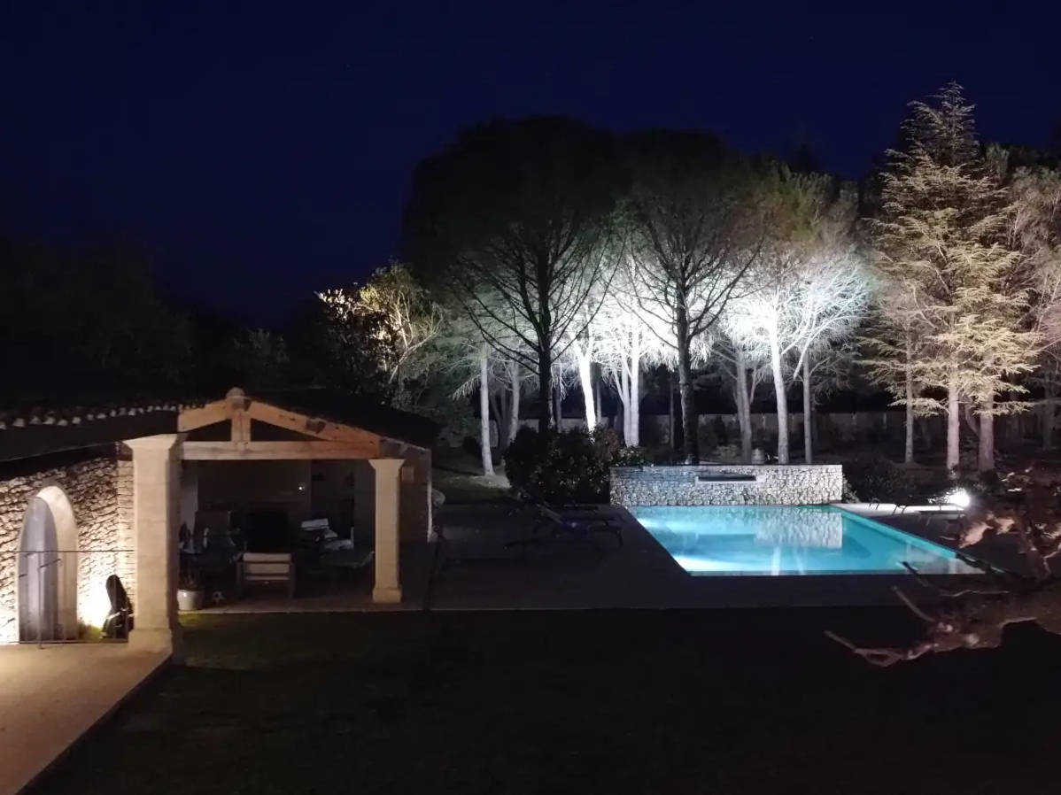 La Truffière du Luberon de nuit